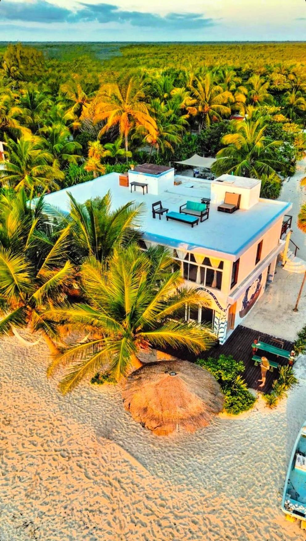 Pronoia Casa De Playa Villa Mahahual Exterior photo